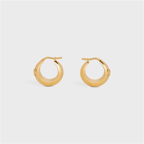 celine earrings hoop|celine statement earrings.